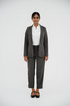 Atasan FML Mandarin V-neck Lengan Pendek 2 PR