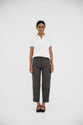 Atasan FML Mandarin V-neck Lengan Pendek 2 PR