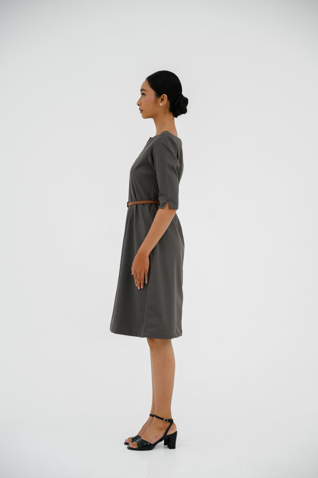 Gaun FML V-Neck Lengan Siku 2 PR