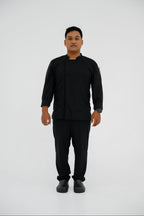 Jaket Koki ML Double Breasted Lengan Panjang MFB Dry Fit