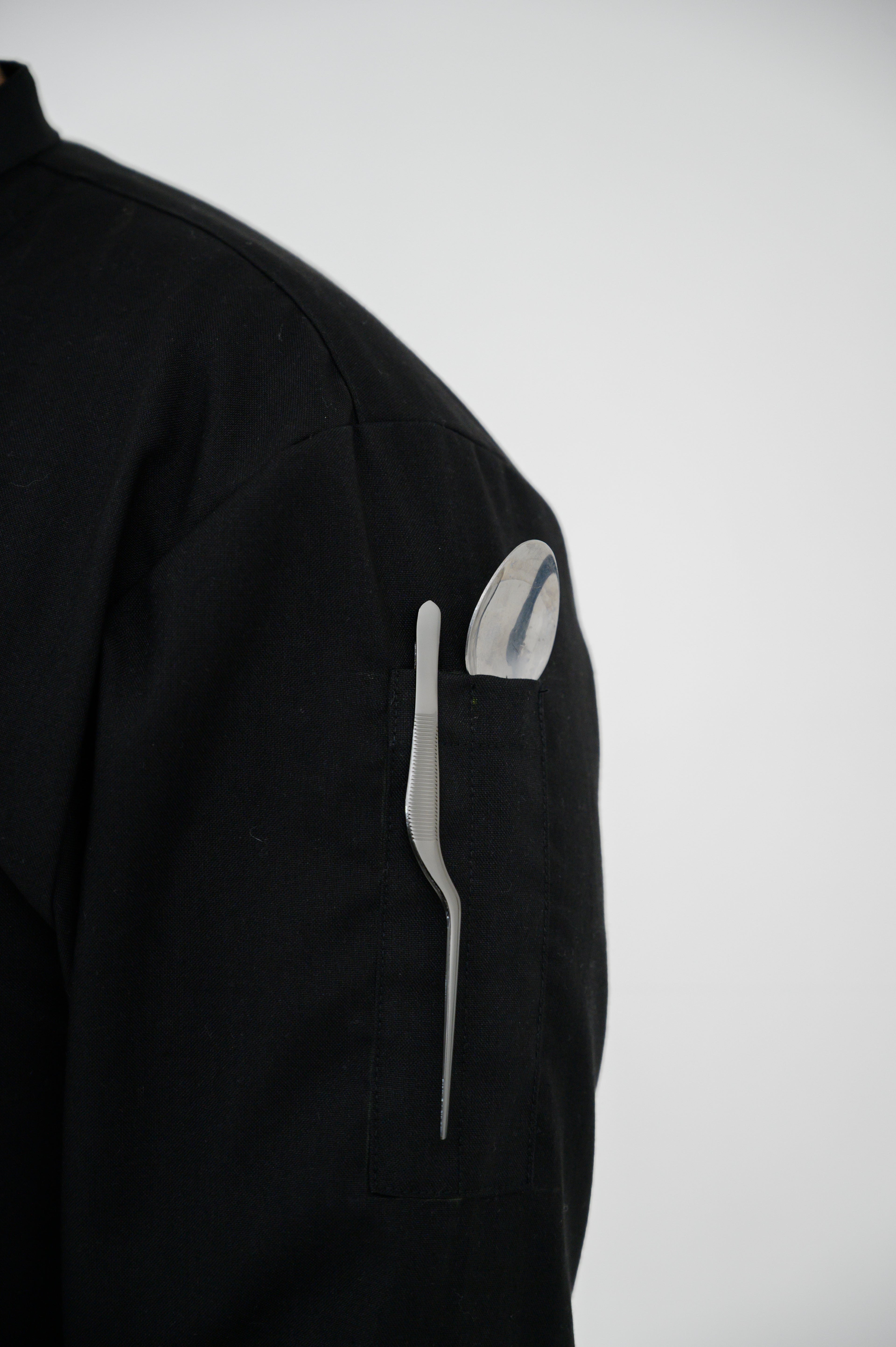 Jaket Koki ML Double Breasted Lengan Panjang MFB Dry Fit