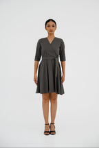 Gaun FML V-Neck Lengan Siku 2 PR