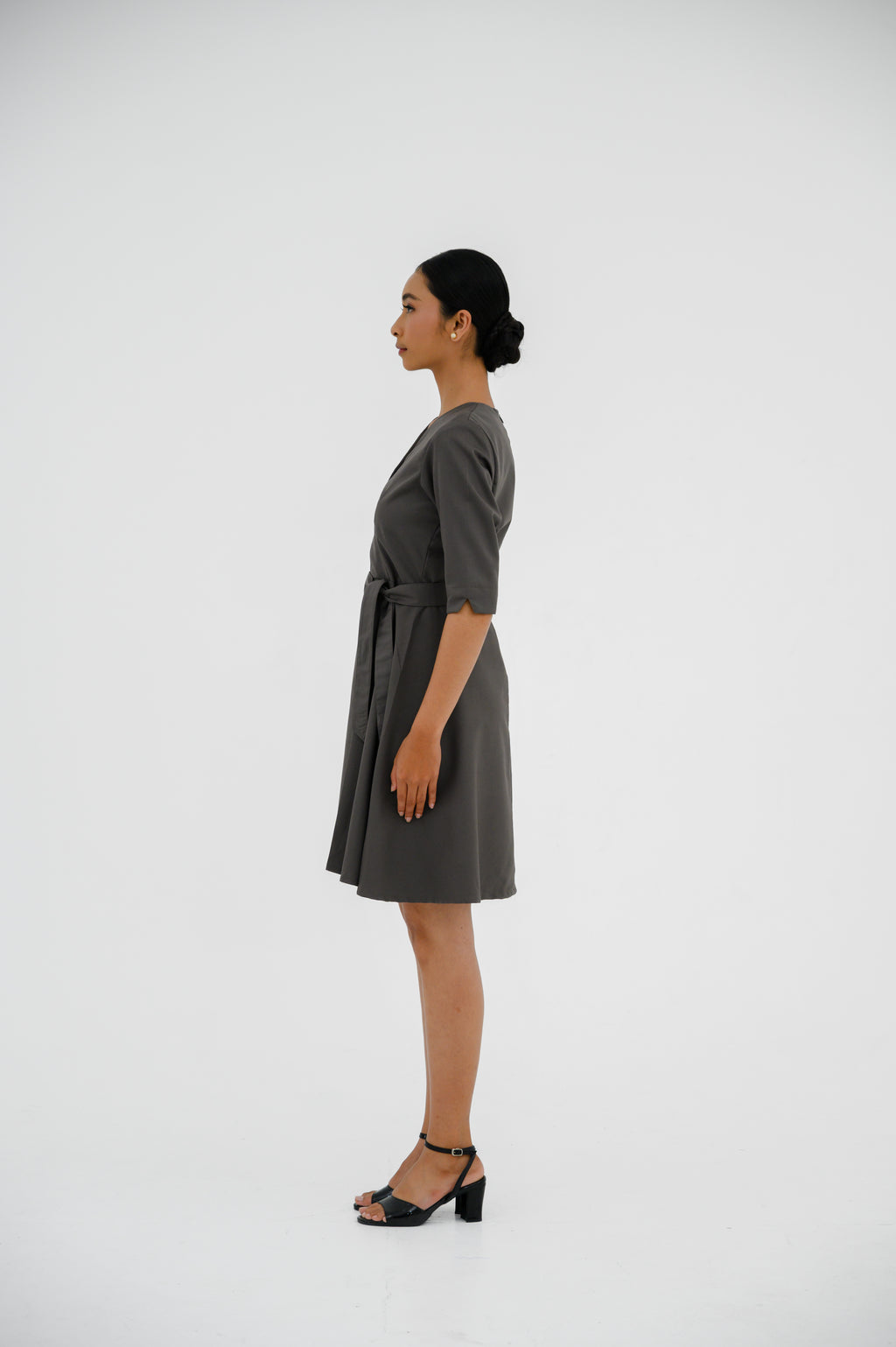 Gaun FML V-Neck Lengan Siku 2 PR