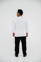 Jaket Koki ML Double Breasted L/S Campuran Kain Dry Fit