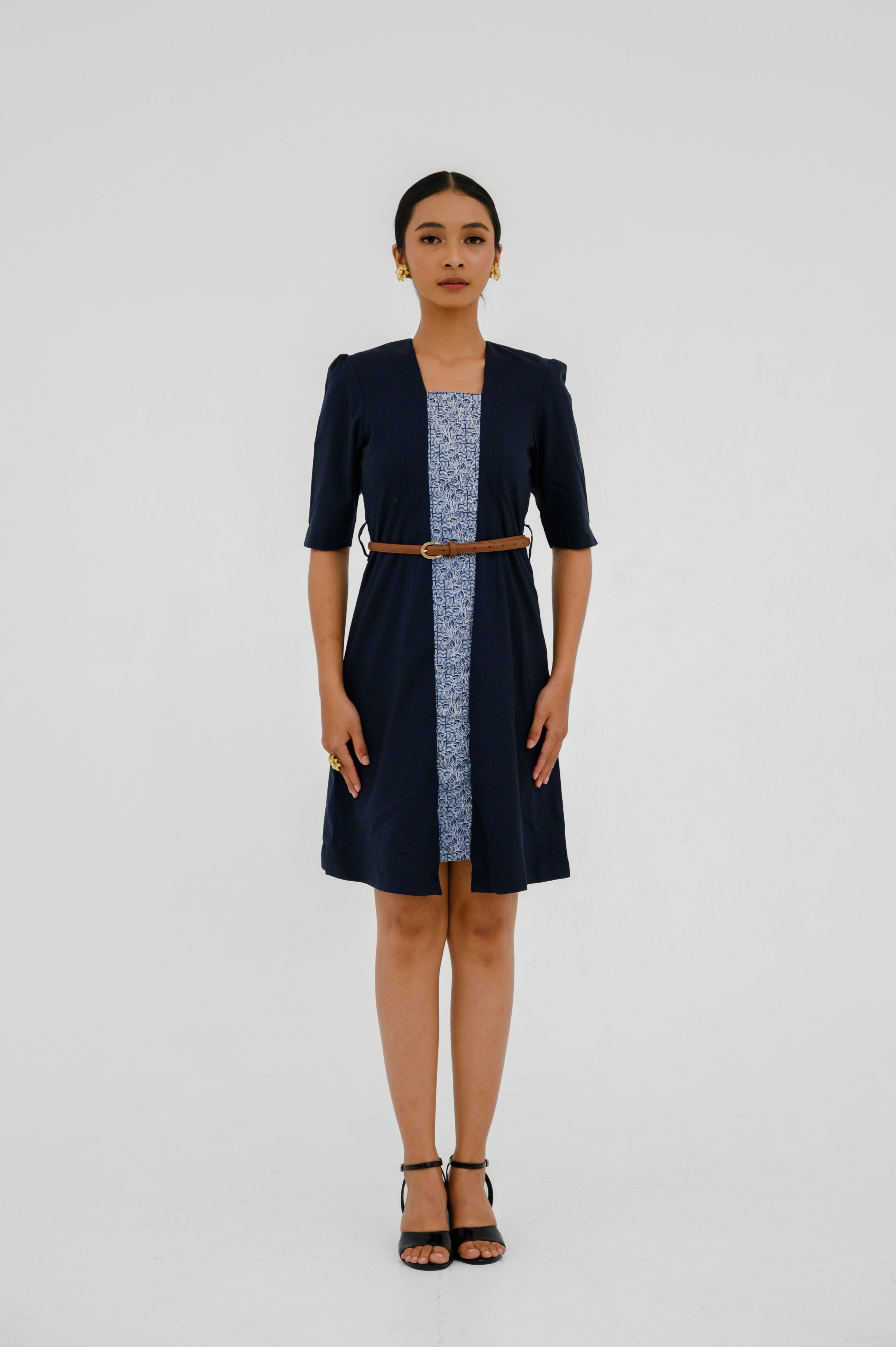 Dress FML Kebaya Kutubaru E/S Kain Mix 2 PR