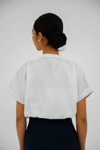 Atasan FML Mandarin V-neck Lengan Pendek 2 PR - Relaxed fit
