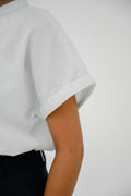 Top FML Mandarin V-neck Short Sleeve 2 PR - Relaxed fit