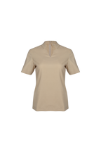 Atasan FML Mandarin V-neck S/S 2 PR - Ritsleting Belakang