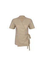 Atasan FML Mandarin V-neck S/S 2 PR dengan Tali Samping