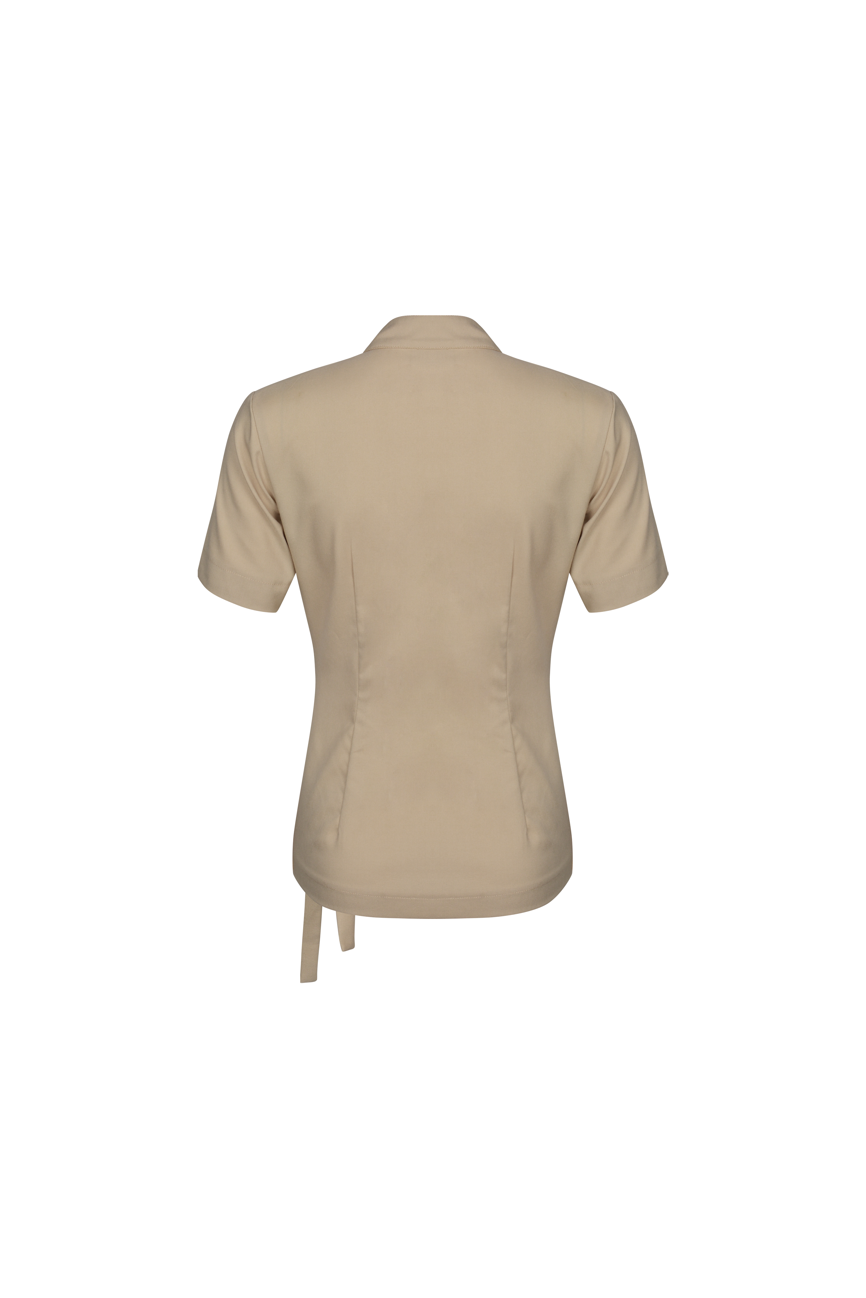 Atasan FML Mandarin V-neck S/S 2 PR dengan Tali Samping
