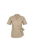 Atasan FML Mandarin V-neck S/S 2 PR dengan Tali Samping
